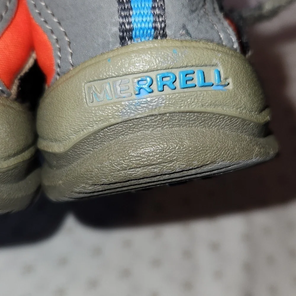 Merrell Hydro leather upper water hiking sandals sz 13 boys